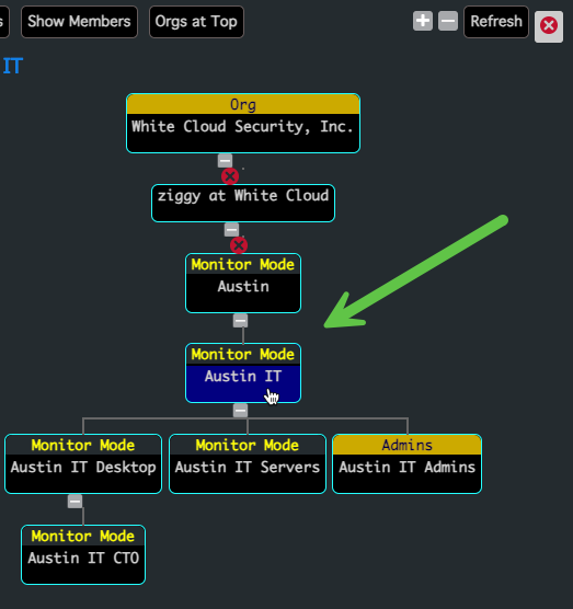 Select the Security Group